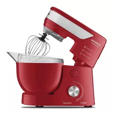 Batedeira Planetária Mondial Bp-01p-r 127v-vermelho/inox