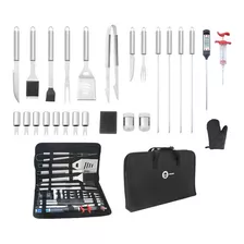 Set Parrillero De Accesorios Para Asado 27 Piezas Stellen