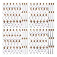200 Frascos Pequeños De Vidrio Con Tapones De Corcho, 5 Unid