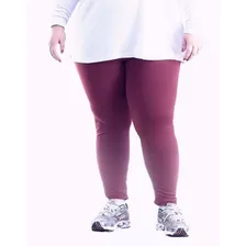 Calça Legging Suplex Moda Plus Size Cintura Alta - Wolfox.