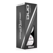 Pelotas Golf Wilson Duo Soft Blanda -tubo X3 Color Blanco