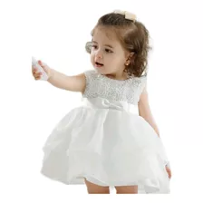 Vestido De Fiesta Para Niña # Candelaria Talle 12-18 Meses