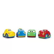 Kit 4 Carrinhos Brinquedo Infantil Baby Car 513bc Big Star