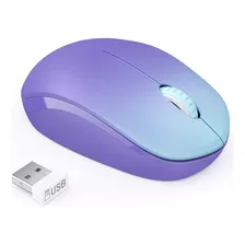 Ratón Inalámbrico Seenda 2,4 G/morado Degradado