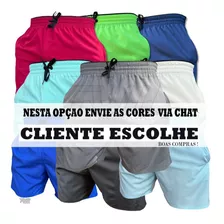 Kit 3 Shorts Treino Academia Dryfit Esportes