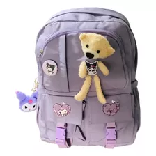 Mochila Importada Kuromi Para Niñas O Jovencitas