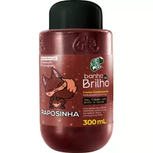  Banho De Brilho Raposinha 300ml Kamaleão Color Tom Ruivo Acobreado