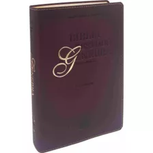 Bíblia De Estudo De Genebra Letra Grande - Bordô | 3ª Edição Revisada