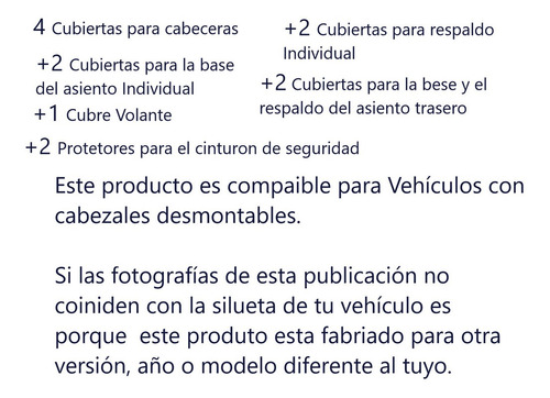Chevrolet Cavalier  Cubre Asientos Vinipiel Tapicera Funda Foto 5