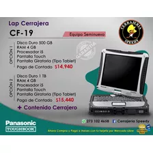 Lap Cerrajera Uso Rudo Panasonic Toughbook Cf19