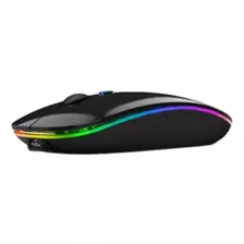 Mouse Inalambrico Ergonomico Recargable Nextep Negro Ne-4 /v