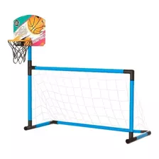 Arco De Futbol Con Tablero De Basquet 70x42 31x24 Kentol S.a