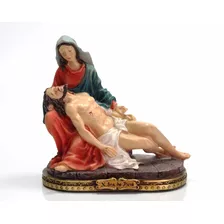 Escultura Imagem Nossa Senhora Piedade Pieta Resina Gg