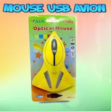 Mouse Usb Con Cable Figura Jet