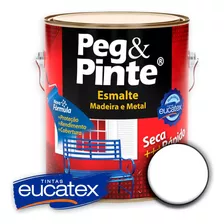 Tinta Esmalte Sint Peg & Pinte Branco Brilhante 3,6l