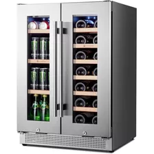 Refrigerador De Vino Y Bebidas Bodega 18 Botellas Y 57 Latas