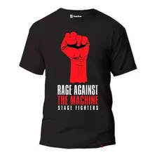 Camiseta Rage Against The Machine Stage Fighters Logo Band