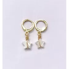 Zarcillos/ Aretes/ Pendientes Huggies Madre Perla