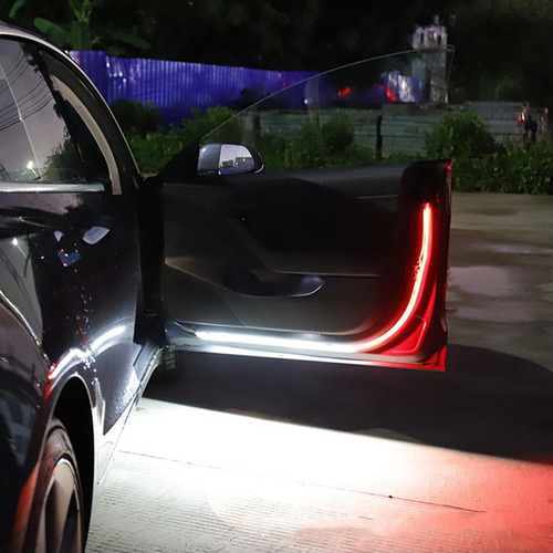 Lmpara Intermitente Para Puerta De Coche, Tira De Luz De Ad Foto 4