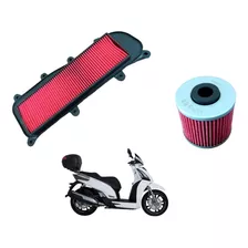 Kit Filtro De Ar + Filtro De Oleo Moto Kymco People Gt 300