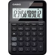 Calculadora De Escritorio Casio My Style Ms-20uc 12 Dígitos Color Negro