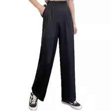 Pantalón De Vestir Miveni De Tiro Alto Para Mujer De Oficina