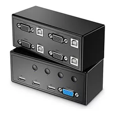 Conmutador Kvm Vga Conmutador De 4 Puertos Usb Vga 4 1 ...