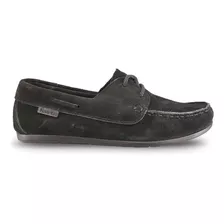 Zapato Acordonado Nautico Gamuz Colegial Scarpino 921