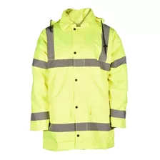 Campera Parka Con Reflectivo Impermeable Disershop