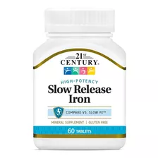 Hierro Iron 21st Century High Potency Slow Release 60 Tablet