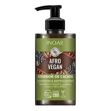 Crema De Peinar Afro Vegan Inoar Activador Cachos Rulos