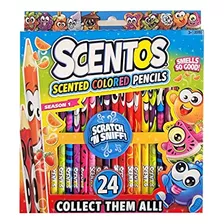 Lápices De Colores Perfumados Scentos Para Niños - Scratch