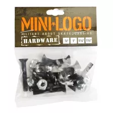 Tornillos Pernos Skate Mini Logo Black | Laminates