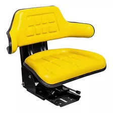 Asiento Tractor Hustler Con Riñonera Amarilla