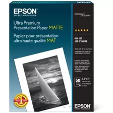 Epson Papel De Presentación Ultra Premium Mate 85x11 Pulgada