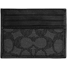 Tarjetero Refinado Coach Mujer Jacquard Exclusivo,