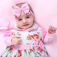 Saída De Maternidade Conjunto Menina Bebê Charme Jade Floral