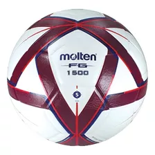 50 Pzas Balón Fútbol Molten Forza Laminado F5g1500 #5 Color Blanco