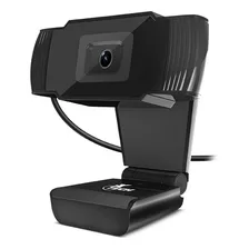Camara Web Para Pc Webcam Con Microfono Giratoria Usb Negra