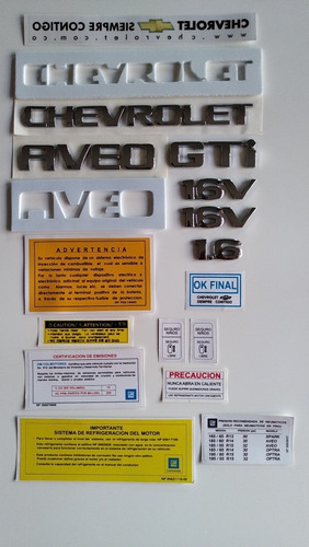 Foto de Chevrolet Aveo Gti 16 V Emblemas Y Calcomanas