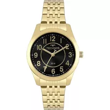 Relógio Feminino Technos Boutique Dourado Entrega Imediata Cor Do Fundo Preto