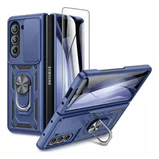 Funda Para Samsung Galaxy Z Fold 5g Color Azul Vego 