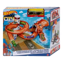 Hot Wheels City Nemesis Pulpo Hdr31- Giro Didactico Color Multicolor