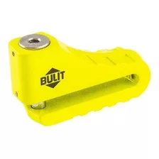 Candado Traba Disco Bulit Perno De 10mm Reforzado Y Funda Color Amarillo