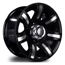 Rodas Ford Ranger Aro 16 5x114 (jogo)+bicos Cor Preto Com Diamantado