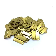 Mini Dobradiça 25x15 Ouro Para Caixa Mdf, Artesanato, Peq