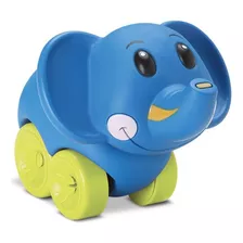 Brinquedo Coleção Bichinhos Sortidos Boneco Com Rodinha Roma Personagem Elefante