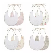 Baberos Para Bebé Baby Bib For Girls,reversible Waterproof H