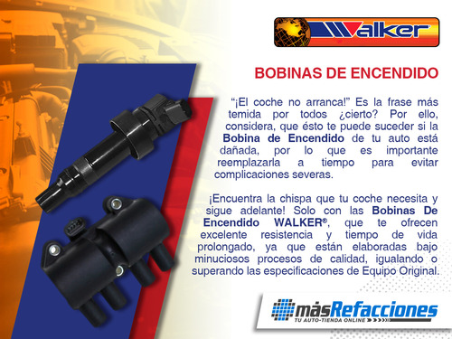 Bobina Seca Para Pontiac 6000 V6 2.8l De 1985 A 1986 Walker Foto 8