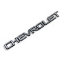 Emblemas Chevrolet Silverado Letras Cromadas Dos Piezas